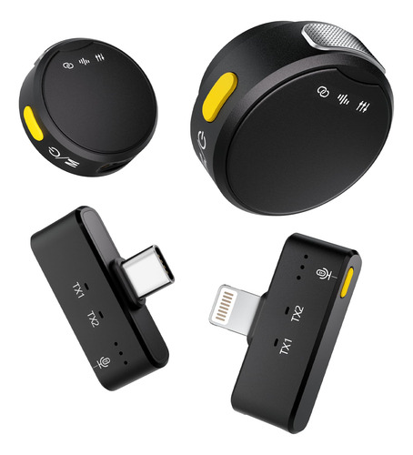Microfone De Lapela Sem Fio Ribiu Para iPhone/android