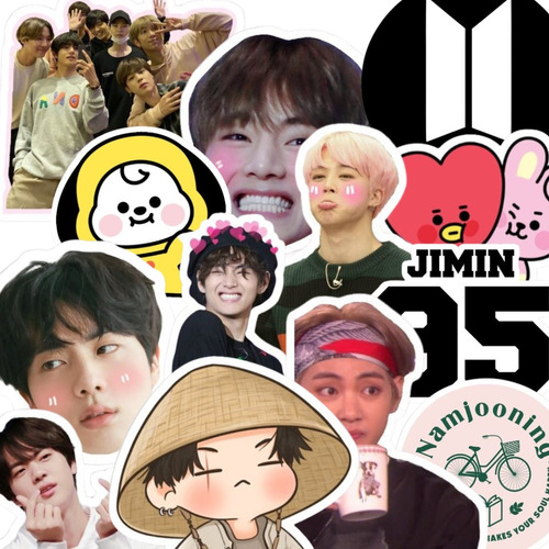 Set De Stickers Bts X5  | Kpop | Aptos Termo 