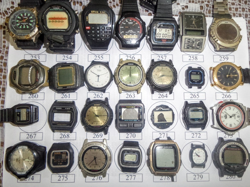 Lote 1 Sucatas Casio E Outros- Máquina Do Tempo