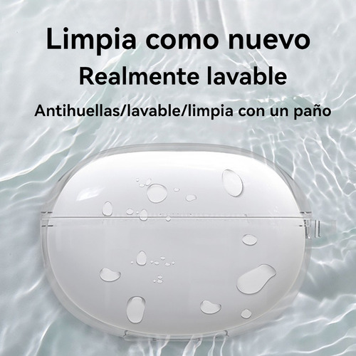 Usdilu Funda Case Para Honor Earbuds X7i Color Transparente
