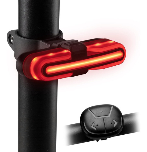 Luz Trasera Pará Bicicletas Rockbros Con Control De Cruce