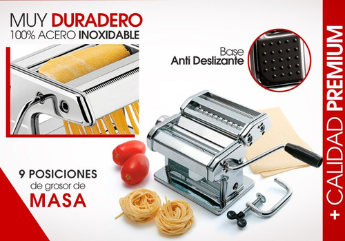 Imagen 9 de 10 de Maquina De Pastas Fabrica Familiar Fideos Lasagna Masa