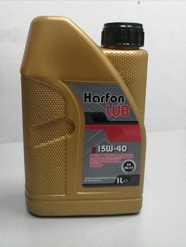Aceite De Motor 15w40 Semi Sintético 1 Litro Marca Harfon