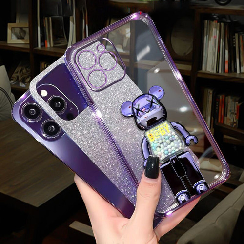 Funda Para Tecno Spark 30c Oso Violento Polvo Flash