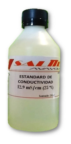 Estandar Conductividad Conductimetro 12.9 Ms/cm X 500 Ml