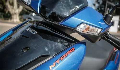 Imagen 8 de 25 de Moto Scooter Tvs Ntorq 125 Azul Puesta En Calle! Caba Y Gba