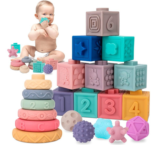 Umyqaq Baby Toys 6-12 Months, 3 In 1 Montessori Toys For Bab