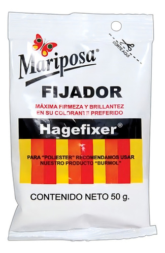Mariposa Colorante Para Telas En Polvo 32gr Color Fijador