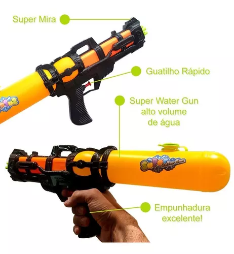 2 Pistola Arma Grande Water Gun Lança Água Brinquedo 53cm - Lançadores de  Água - Magazine Luiza