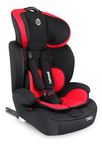 Silla De Bebé Para Carro Bebesit Isofix Grupo 0-1-2-3 Color Negro-rojo
