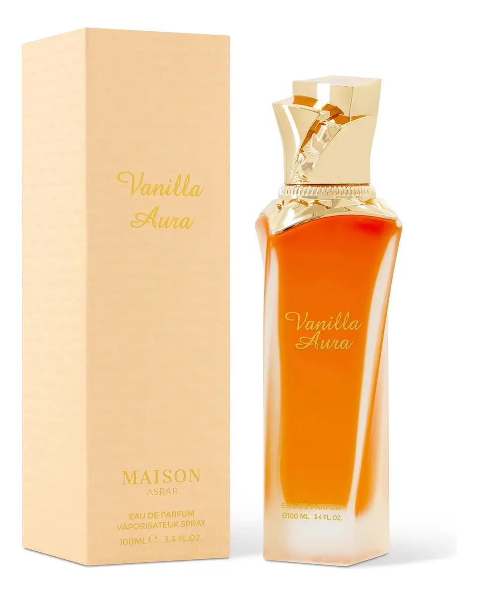 Frasco do perfume Perfume Vanilla Aura Edp Maison Asrar 100ml