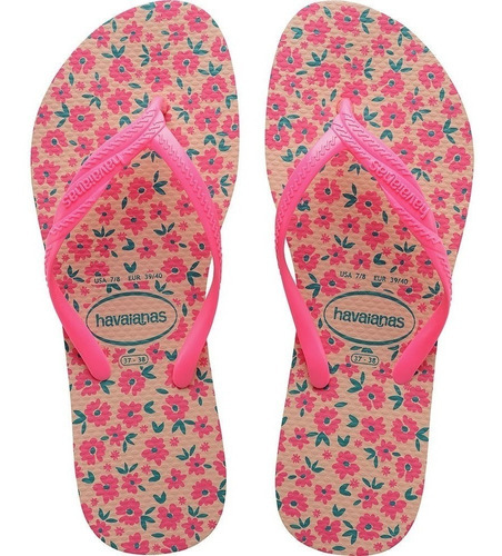 Ojotas Havaianas Fantasia Romantica Mujer En Slice Deportes