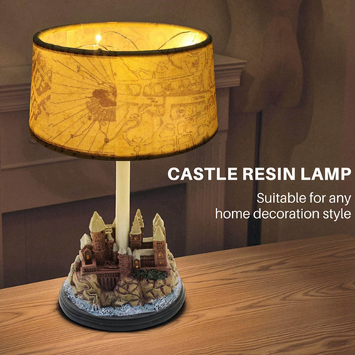 Lámpara Castle Resin Lámpara De Mesa Lámpara De Resina Harry
