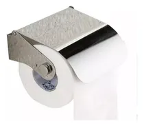 Comprar Porta Rollo Papel Higienico Con Tapa Acero Inoxidable Baño