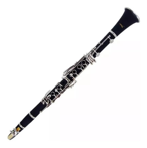Clarinete Shelter Tjs6402 Niquelado Bb Com Hard Case