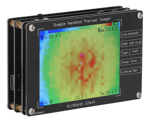 Cámara Termográfica Digital Lcd De 2.8 Pulgadas Con Batería