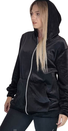 Maxi Campera Plush Bifaz Con Capucha Y Bolsillos T 3 A 5-jam