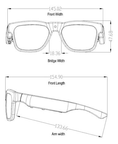 Gafas Inteligentes Oho C/ Cámara Fhd, Bluetooth, 64gb