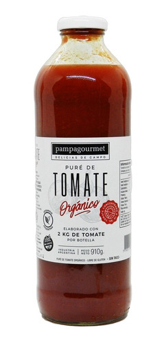 Tomate Organico X 910 Gr - Pampagourmet