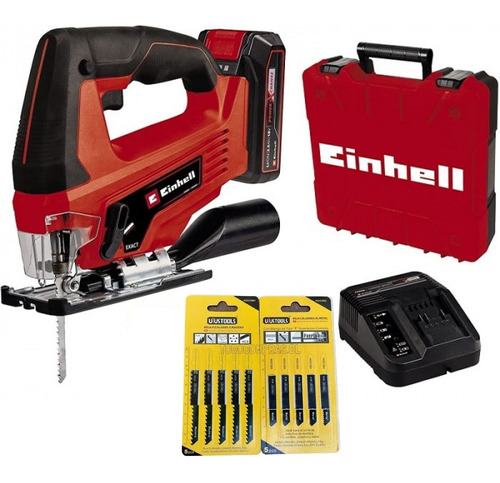 Kit Sierra Caladora Tc-js 18 Einhell + Car/bat 2.5 + 10 Hoja