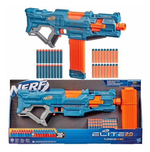 Nerf Elite2.0 Turbine Cs-18 Pistola Motorizada, 36 Dardos