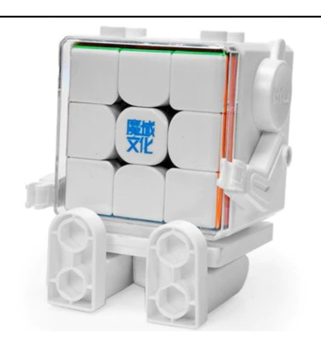 Cubo Velocidad Imantado Meilong M + Robot Guardian