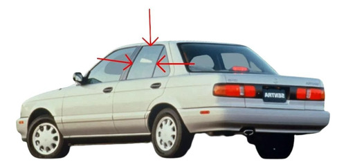 Cristal De Puerta Tra Izq Nissan Sentra 1991-1992-1993-1994