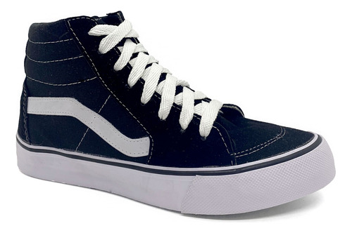 Imagen 2 de 7 de Zapatilla Urbana Botita Van Skater Unisex 35 Al 41 Kw