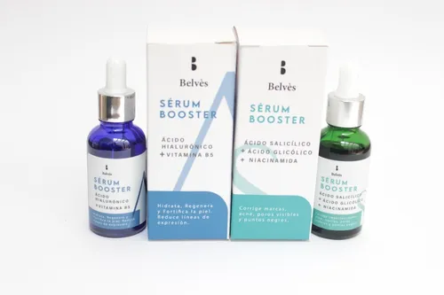 comprar 2pack Serum Facial Acido Salicílico Y Acido Hialuronico Momento de aplicación Día\u002FNoche Tipo de piel Todo tipo de piel