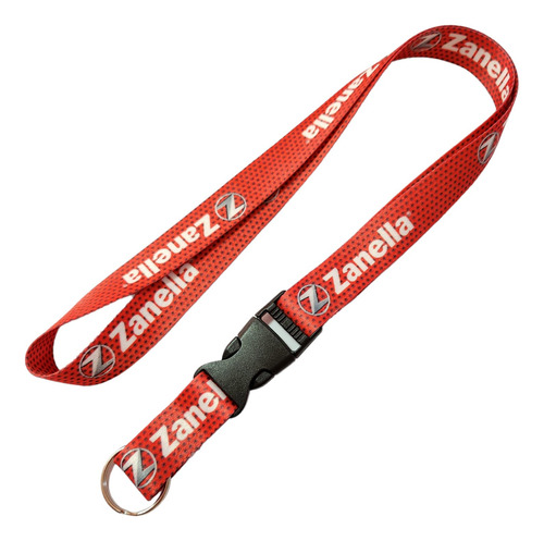 Llavero Colgante Zanella Moto Tira Llaves Auto Premium Rojo