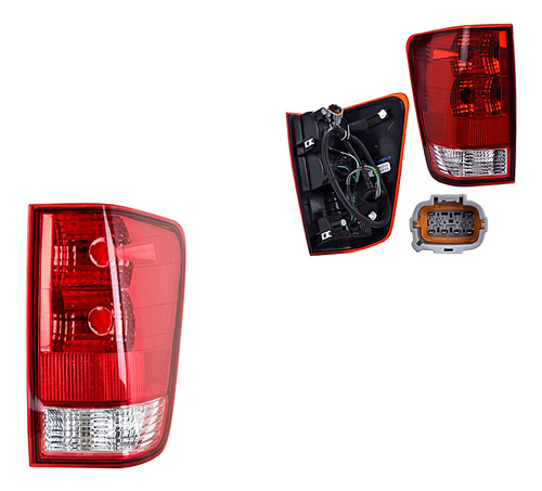 Kit Calaveras S/luz P/caja Nissan Titan 04/15 Depo