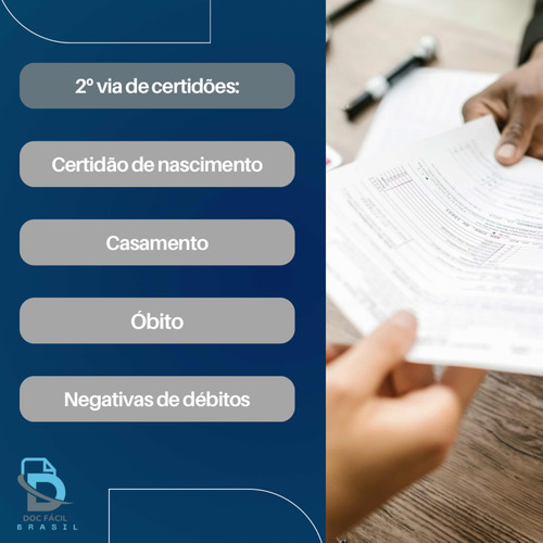 Emissão De Documentos P/ (veículos; Imóveis; Pf; Pj)