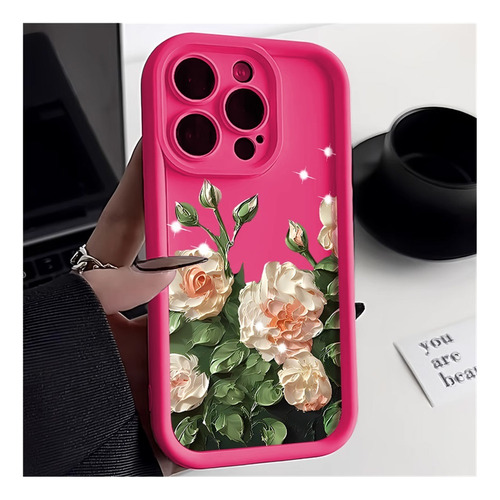 Pintura Al Óleo Camelia Funda De Silicona Para iPhone A