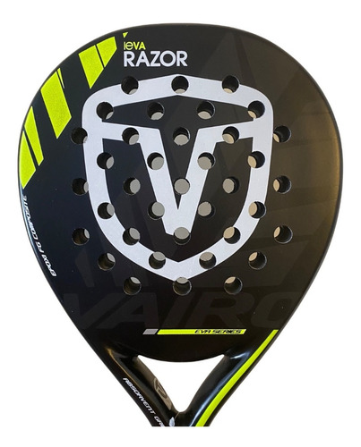 Paleta Padel Paddle Vairo Razor Eva + Funda + Grip + Protect