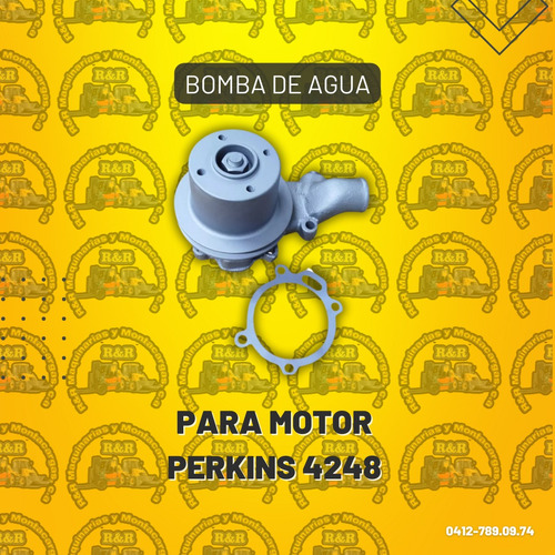 Bomba De Agua Para Motor Perkins 4248