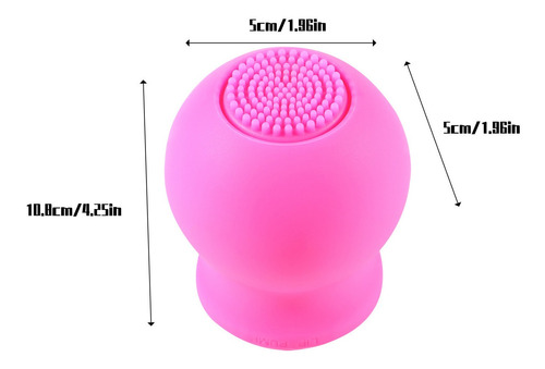Bomba De Labios N De Silicona Con Cepillo Para Labios Grueso
