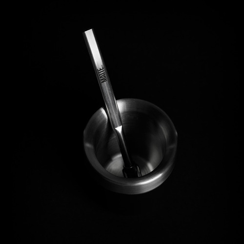 Imagen 7 de 10 de Bombilla Matte Large De Acero Inoxidable Con Resorte
