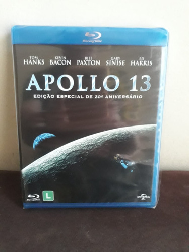 Blu-ray Apollo 13 - Tom Hanks - Original Lacrado