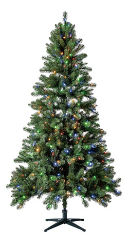Árbol De Navidad Artificial De Abeto Duncan Preiluminado