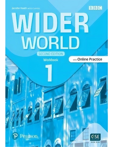 Wider World 1 - 2/Ed. - Livro de exercícios com prática e aplicativo on-line, de Heath, Jennifer. Editorial Pearson, capa mole em inglês internacional, 2022