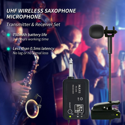 Sq Uhf Wireless Instruments Micrófono Micrófono Micrófono