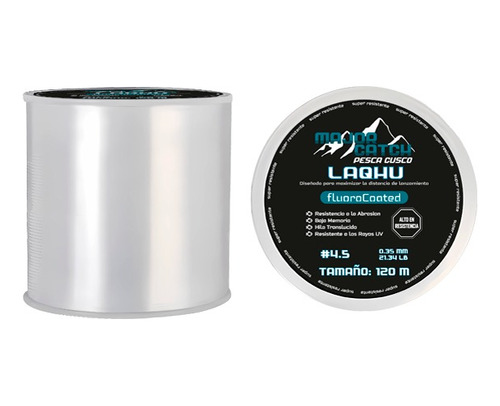 Nylon Major Catch Laqhu Fluorocoated - Transparente, 0.20mm