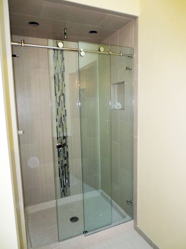 Imagen 1 de 8 de Cancel De Baño Cozumel Diseño Moderno Y Elegante Para Vidrio