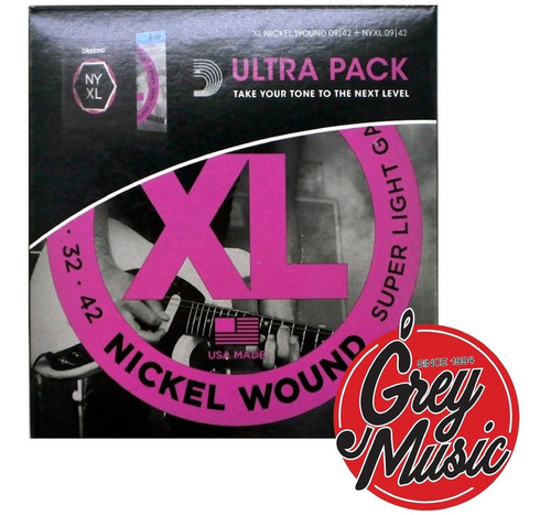 Pack Cuerdas Guitarra Electrica Daddario Exl120 Nyxl0942