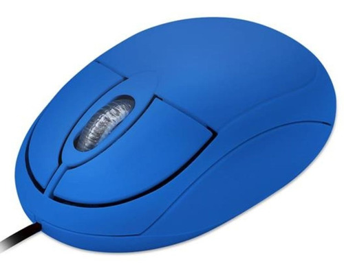 Mouse Classic Multiaser Box Optico Full Azul Usb - Mo305