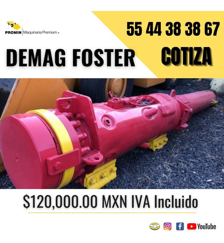 Imagen 1 de 4 de Martillo Piloteador Demag Foster Pilotes Soilmec