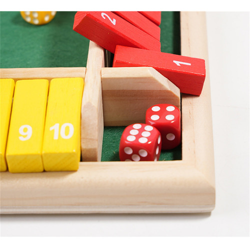 Juego Emboadlie Funny Family Games: Shut The Box Board Shut