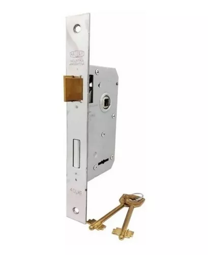 Cerradura Seguridad Puerta Exterior Doble Perno Acytra 121