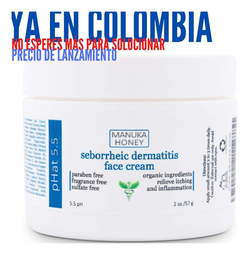 Crema Dermatitis Seborreica Piel Sensible 2 Oz Phat 5.5