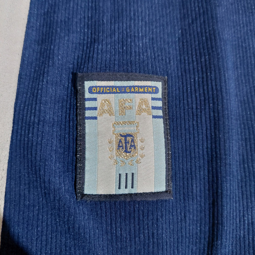 Camiseta Seleccion Argentina 1998 Suplente Original De Época